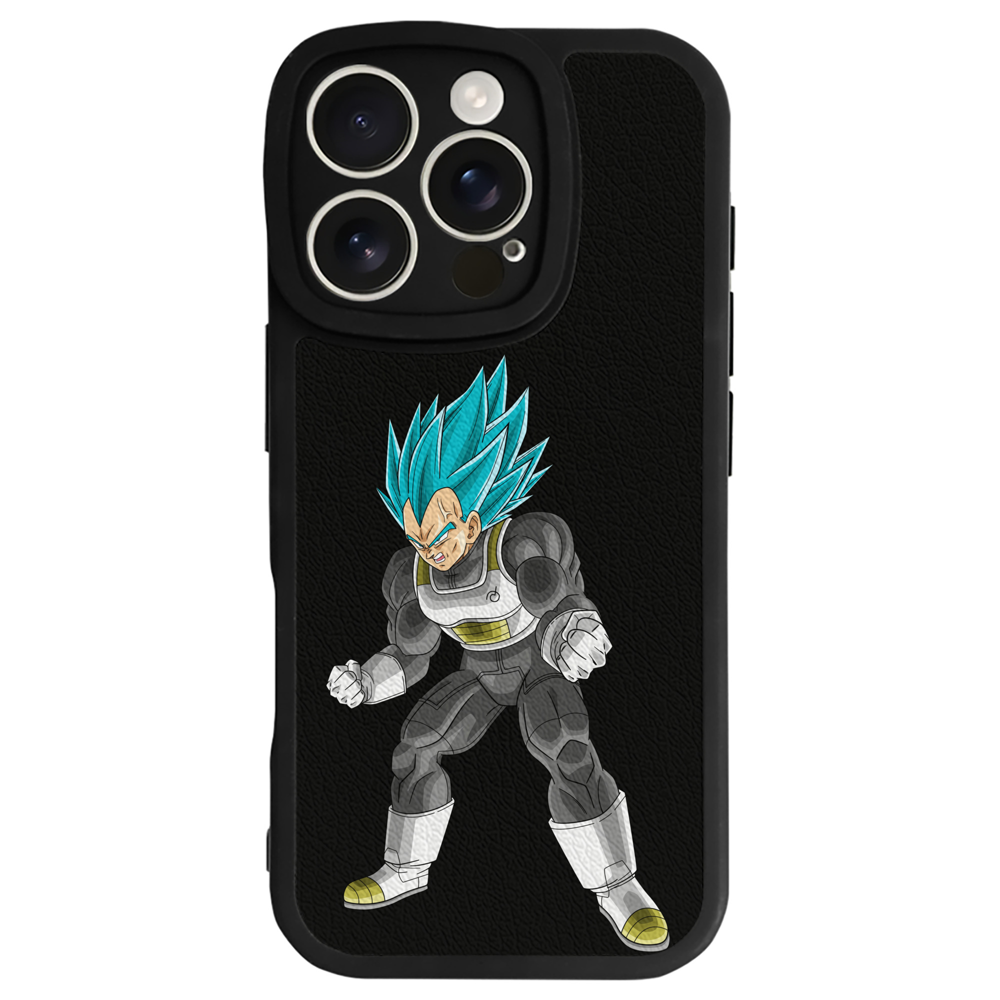 （画像用） ドラゴンボール ベジータ四世（Bejīta Yonsei）DRAGON BALL Vegeta IV 【iPhone 16シリーズ対応】シリコンスマホケース（レザー調） 材質：シリコン